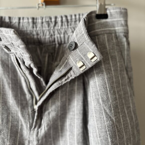 UNIQLO • linen striped pants - Picture 4 of 8